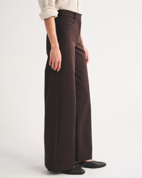 Abercrombie & Fitch -  Forme Ultra Wide Leg Pant