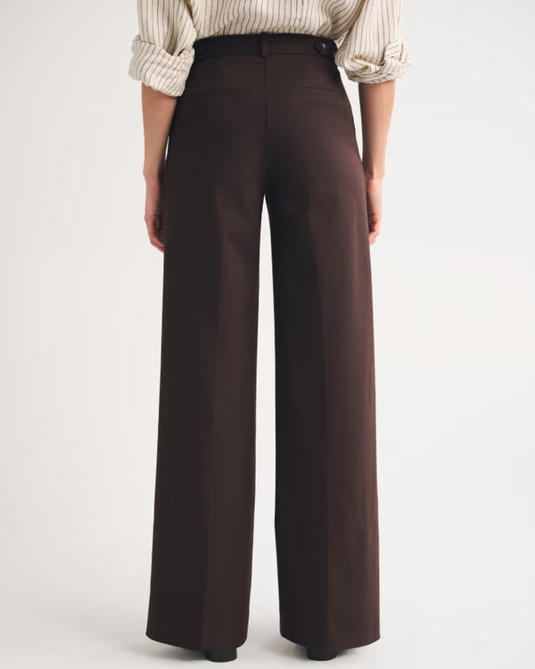 Abercrombie & Fitch -  Forme Ultra Wide Leg Pant