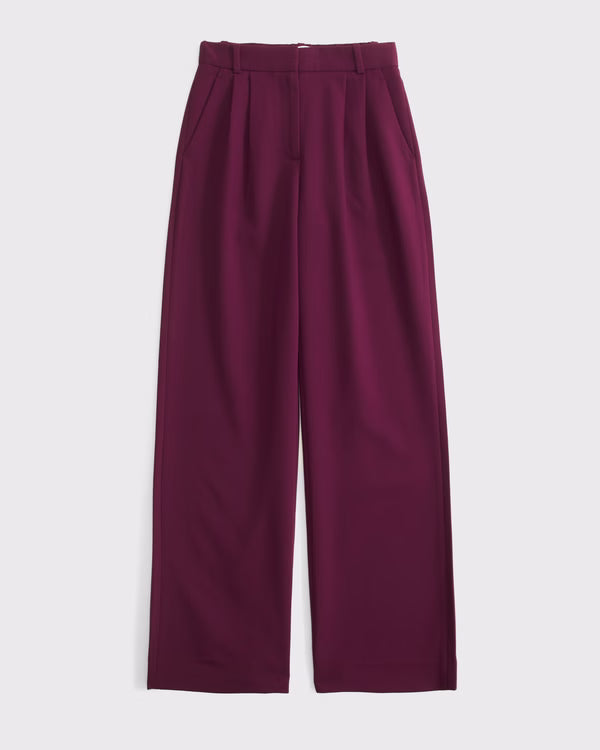 Abercrombie & Fitch - Sloane Tailored Wide Leg Pant