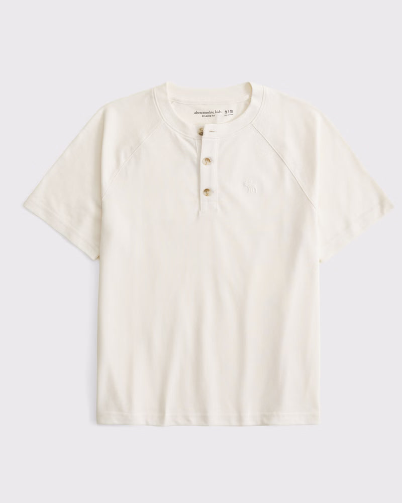 Abercrombie & Fitch - Short-Sleeve Icon Henley