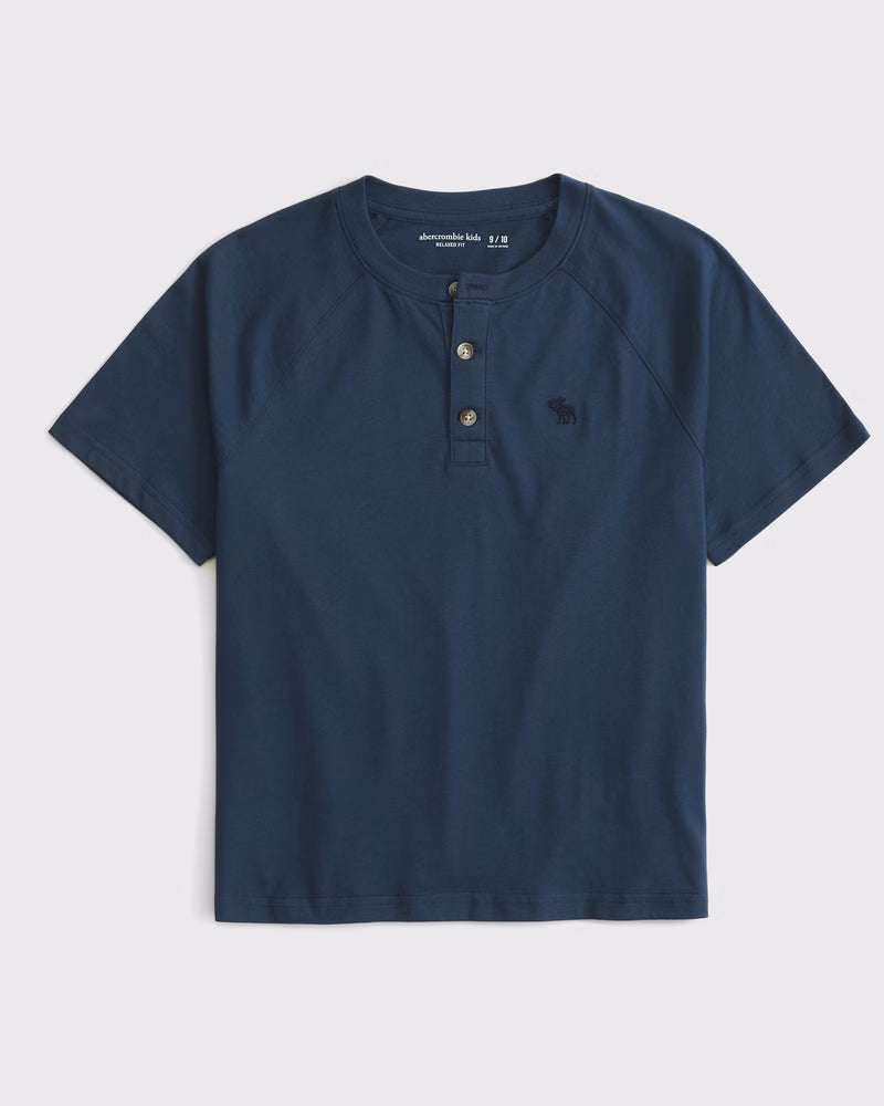 Abercrombie & Fitch - Short-Sleeve Icon Henley