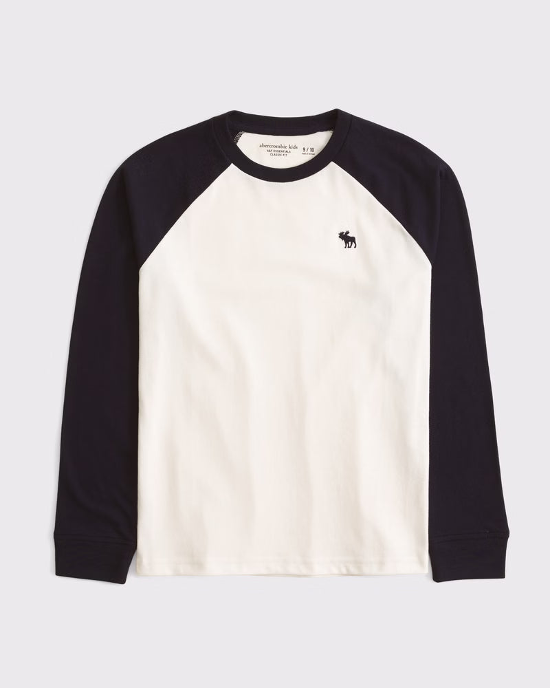 Abercrombie & Fitch - Essential Long-Sleeve Icon Crew Tee