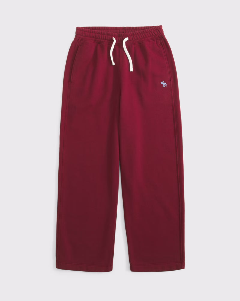 Abercrombie & Fitch - Essential Icon Baggy Open-Hem Sweatpants