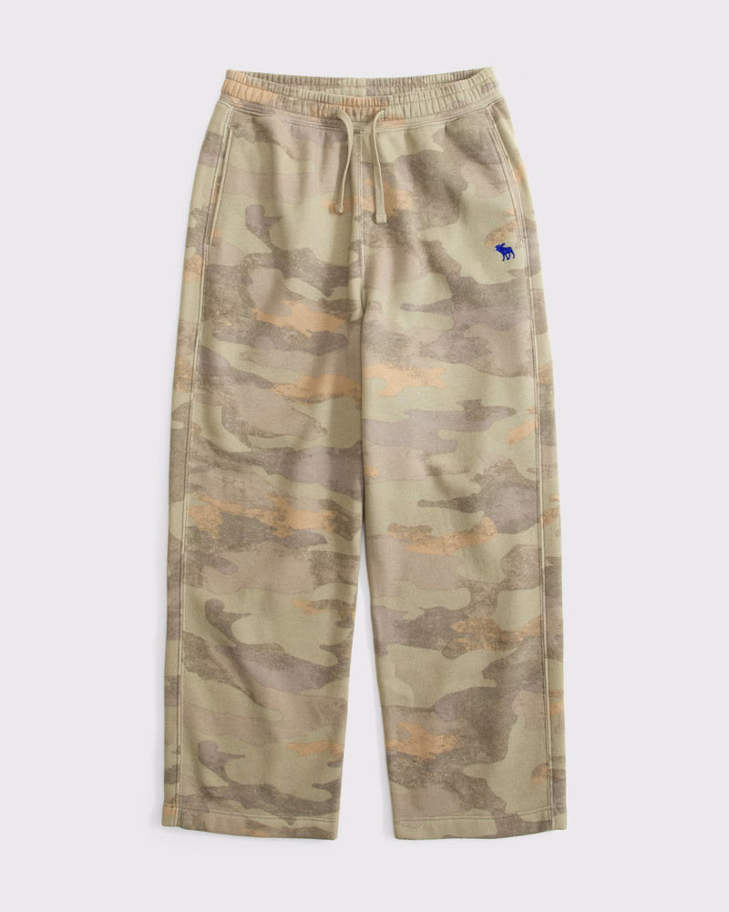 Abercrombie & Fitch - Essential Icon Baggy Open-Hem Sweatpants