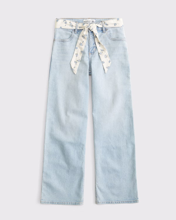 Abercrombie & Fitch - High Rise Wide Leg Jeans