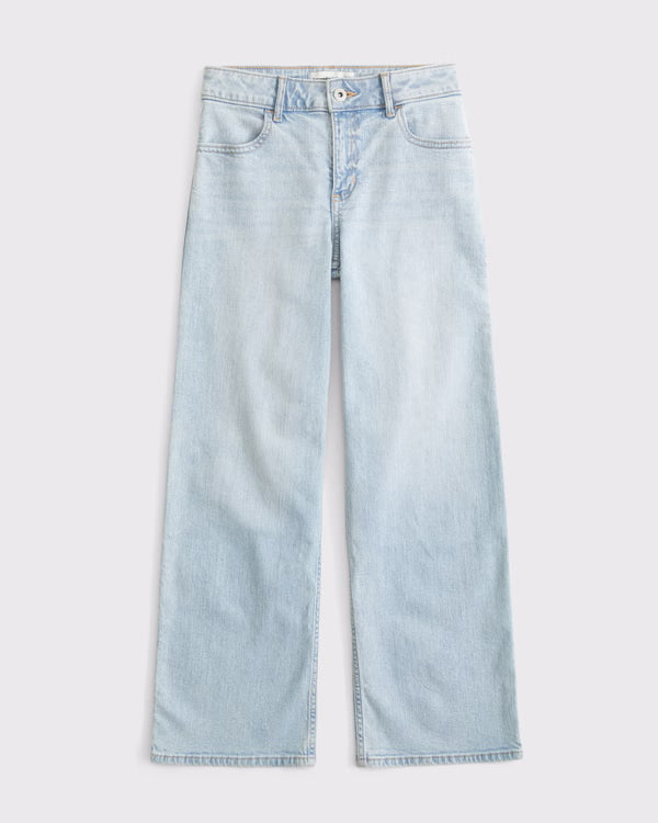 Abercrombie & Fitch - High Rise Wide Leg Jeans