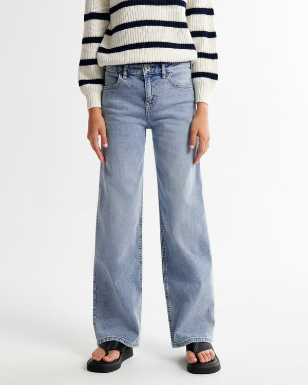 Abercrombie & Fitch - High Rise Wide Leg Jeans