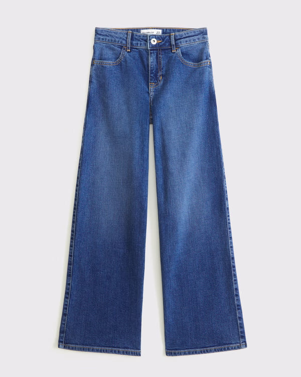 Abercrombie & Fitch - High Rise Wide Leg Jeans