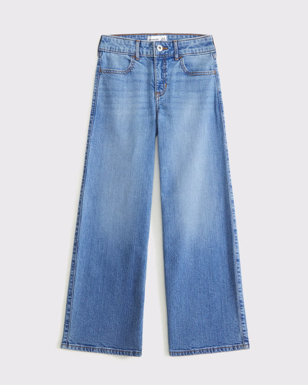 Abercrombie & Fitch - High Rise Wide Leg Jeans