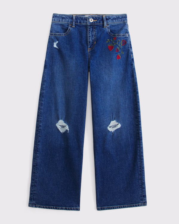 Abercrombie & Fitch - High Rise Wide Leg Jeans