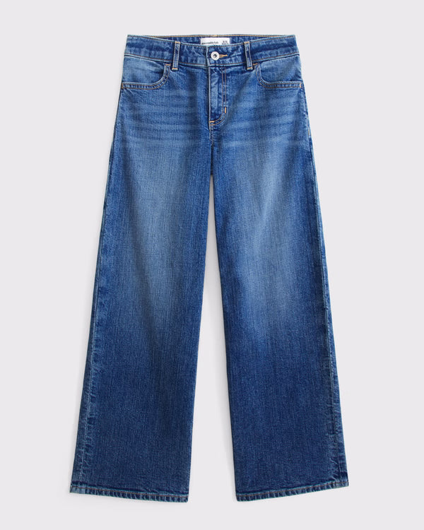 Abercrombie & Fitch - High Rise Wide Leg Jeans