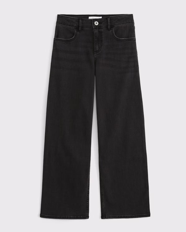 Abercrombie & Fitch - High Rise Wide Leg Jeans