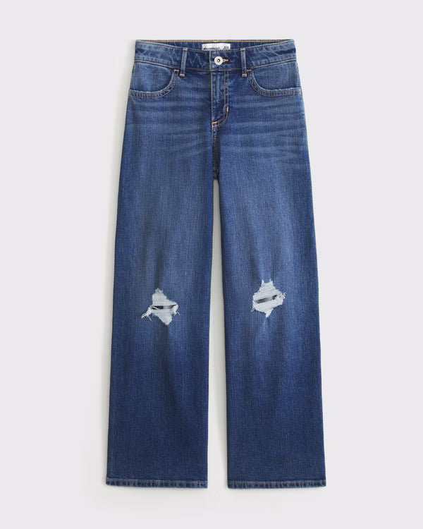 Abercrombie & Fitch - High Rise Wide Leg Jeans