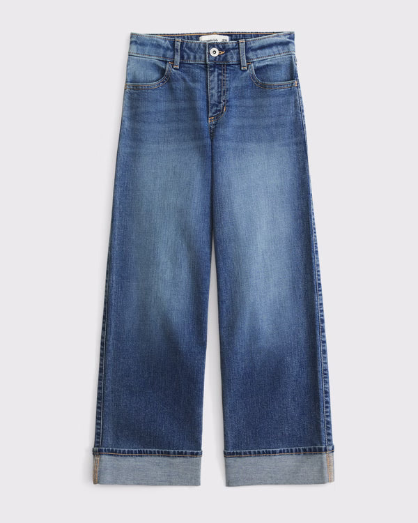 Abercrombie & Fitch - High Rise Wide Leg Jeans