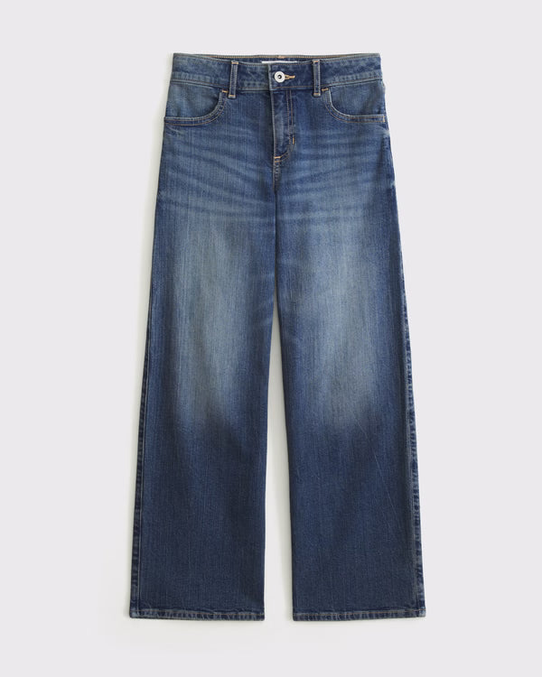 Abercrombie & Fitch - High Rise Wide Leg Jeans