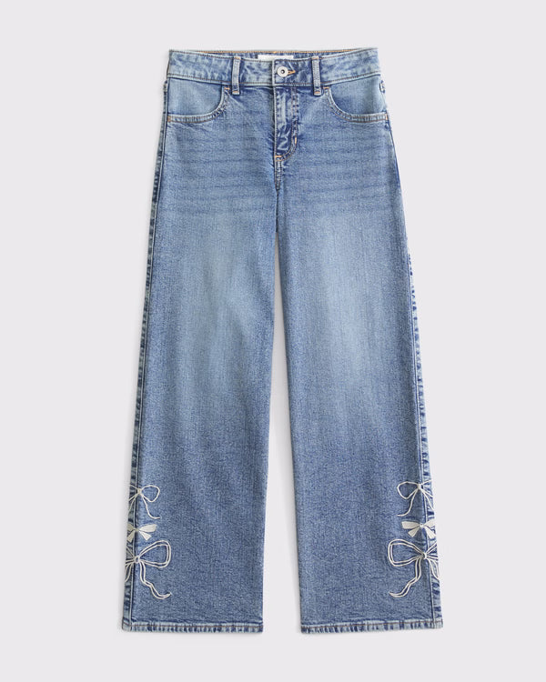 Abercrombie & Fitch - High Rise Wide Leg Jeans