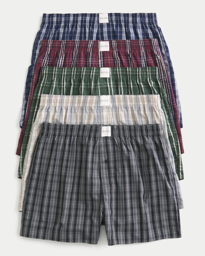 Hollister - Cotton Boxer Shorts 5-Pack