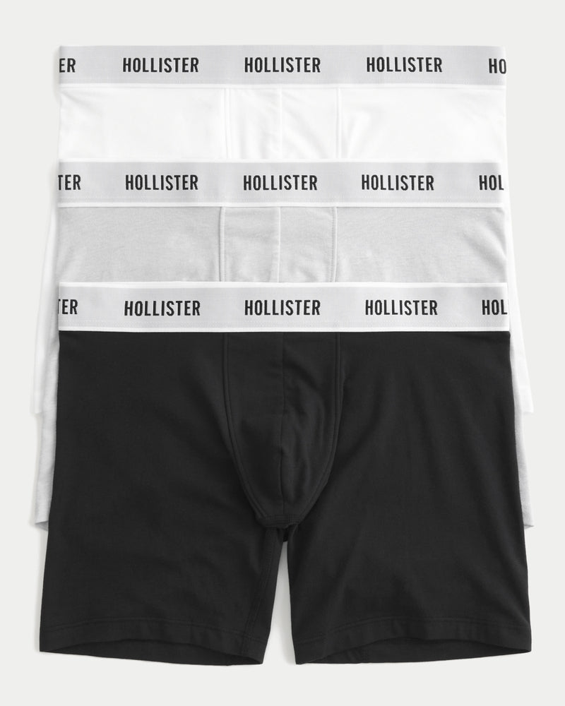 Hollister - Longer-Length Boxer Briefs 3-Pack