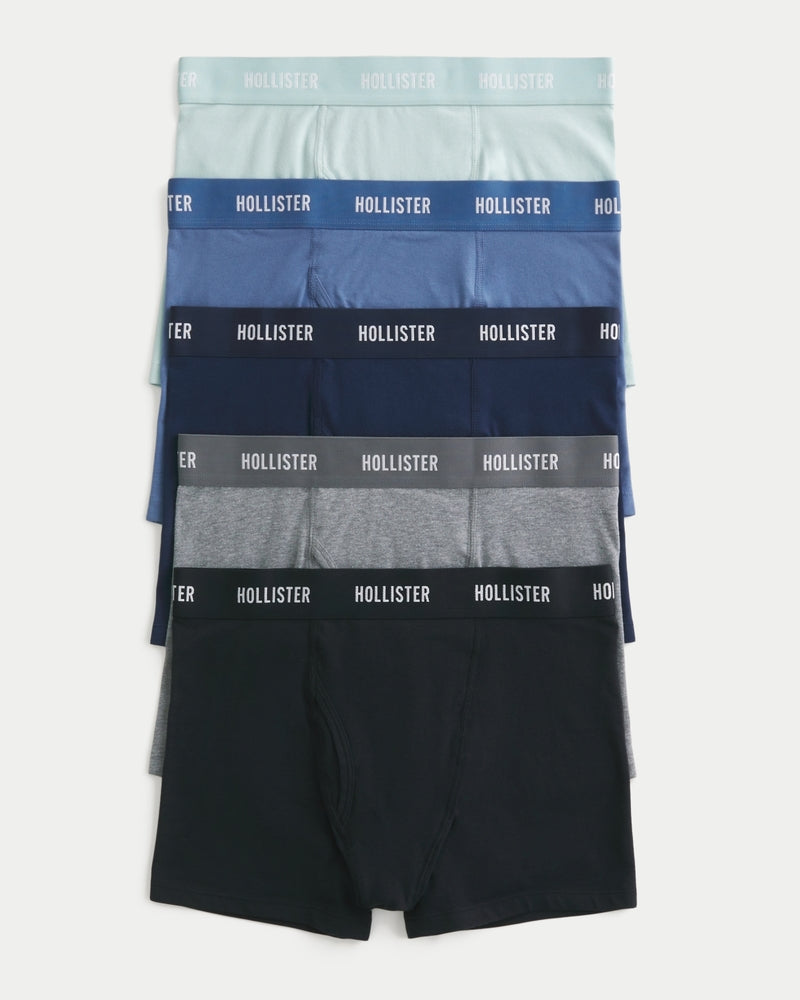 Hollister - Classic Length Fly Front Boxer Brief 5-Pack