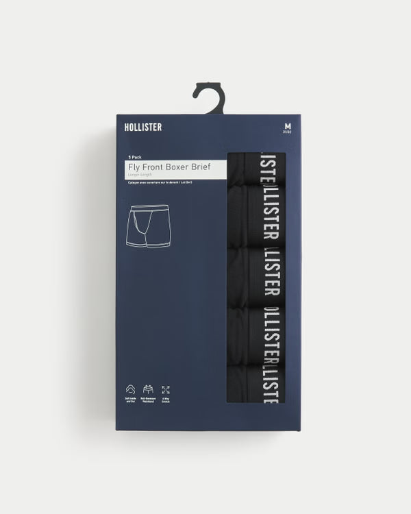 Hollister - Longer-Length Boxer Brief 5-Pack