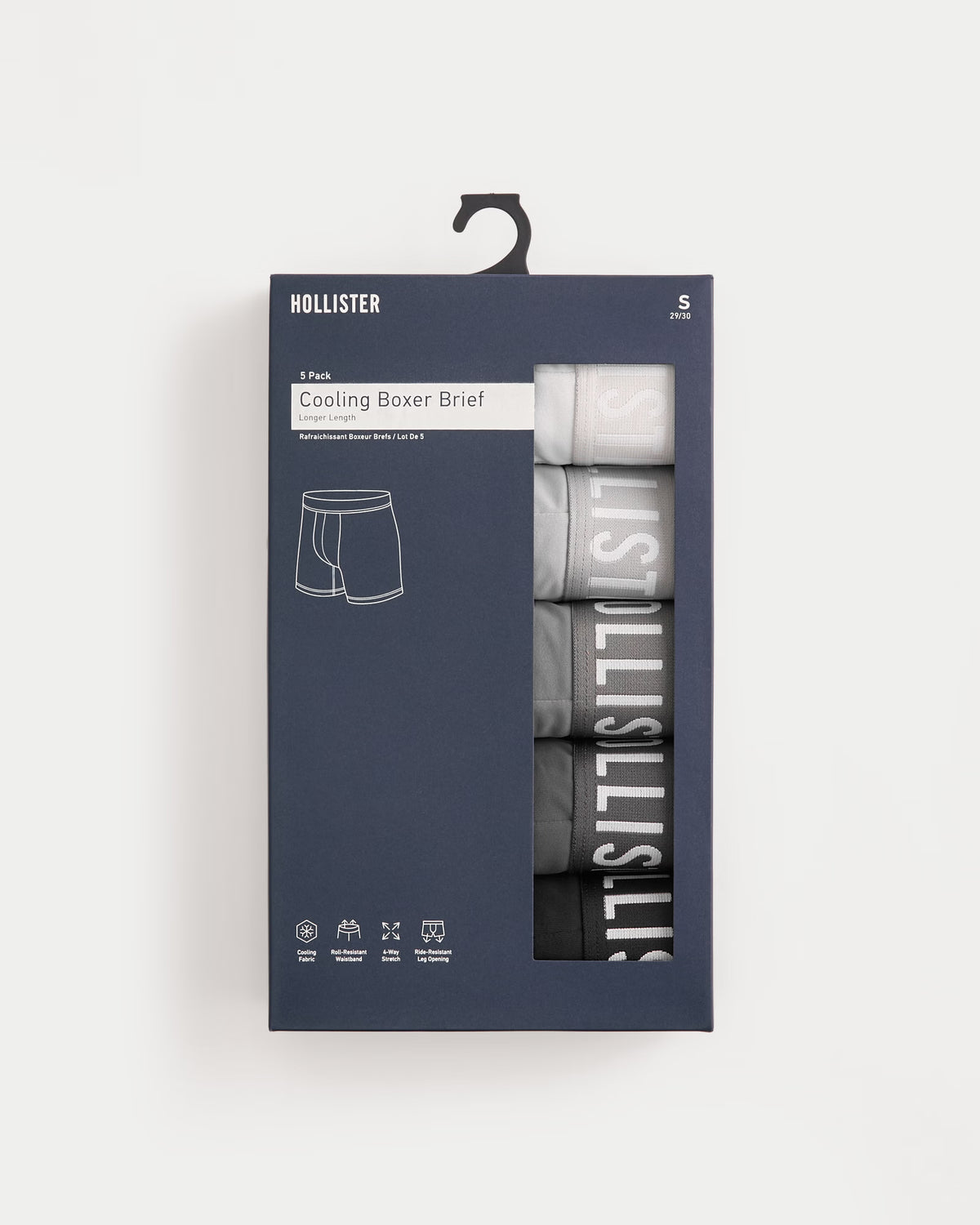 Hollister - Cooling Boxer Brief 5-Pack