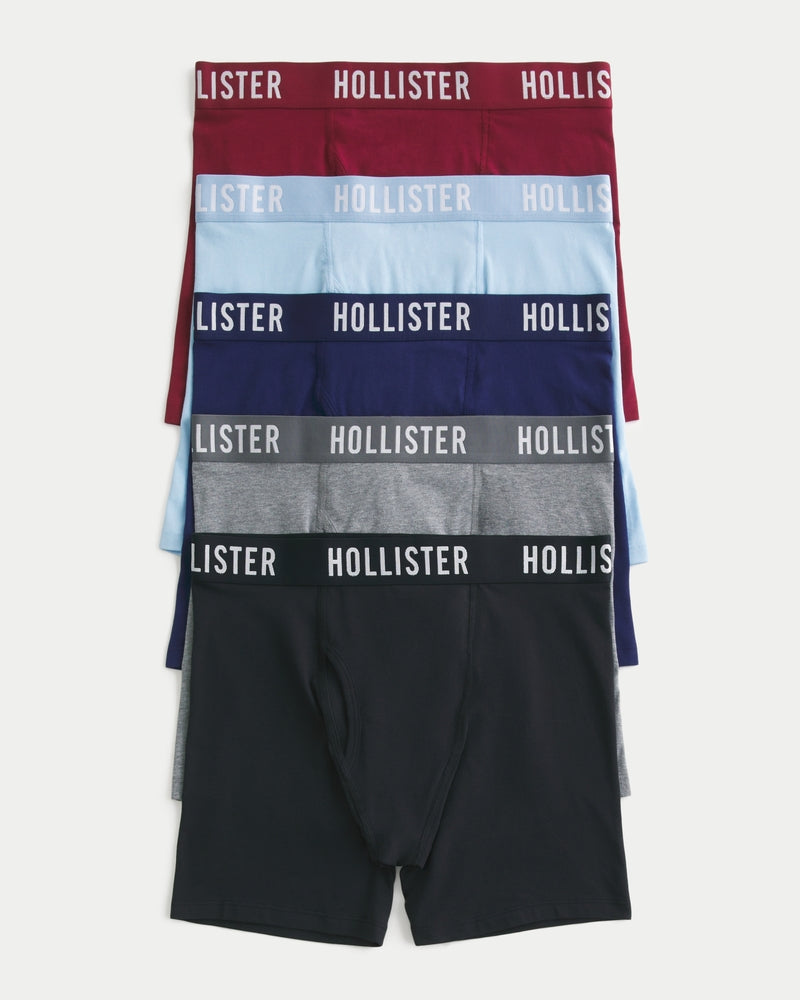 Hollister - Longer-Length Fly Front Boxer Brief 5-Pack
