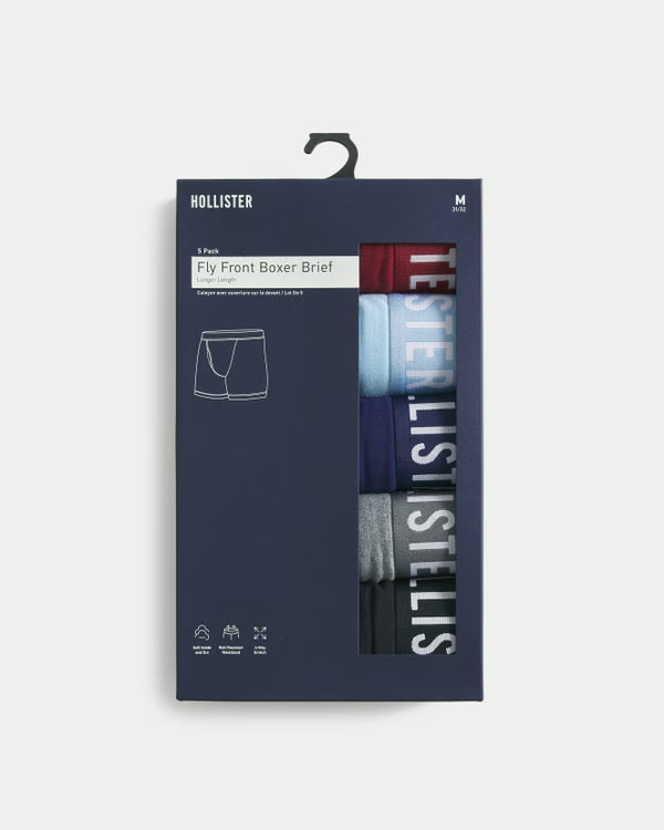 Hollister - Longer-Length Boxer Brief 5-Pack