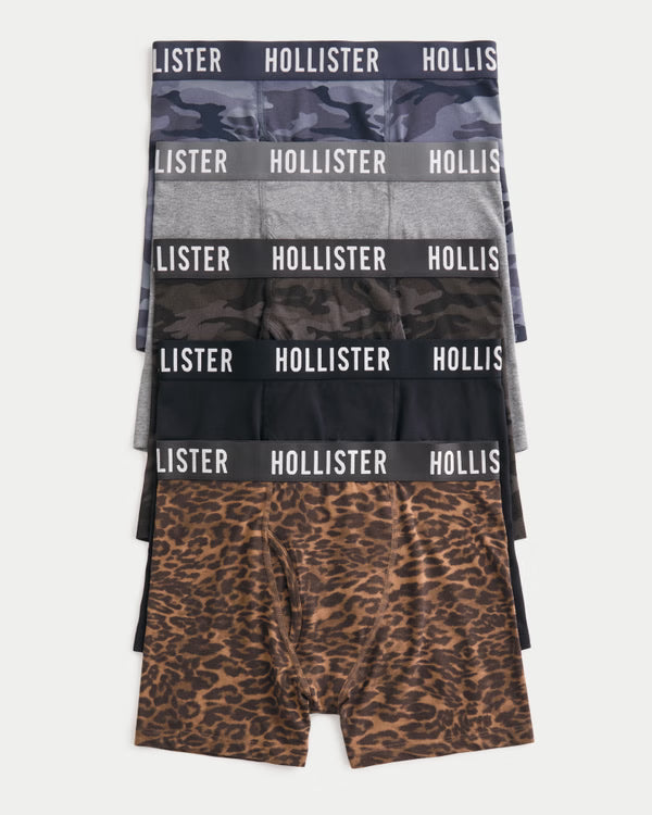 Hollister - Longer-Length Boxer Brief 5-Pack