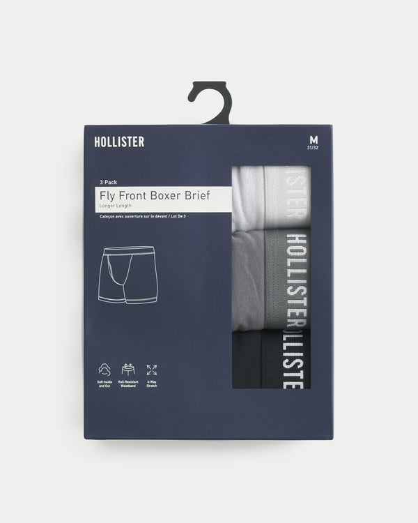 Hollister - Longer-Length Boxer Brief 3-Pack
