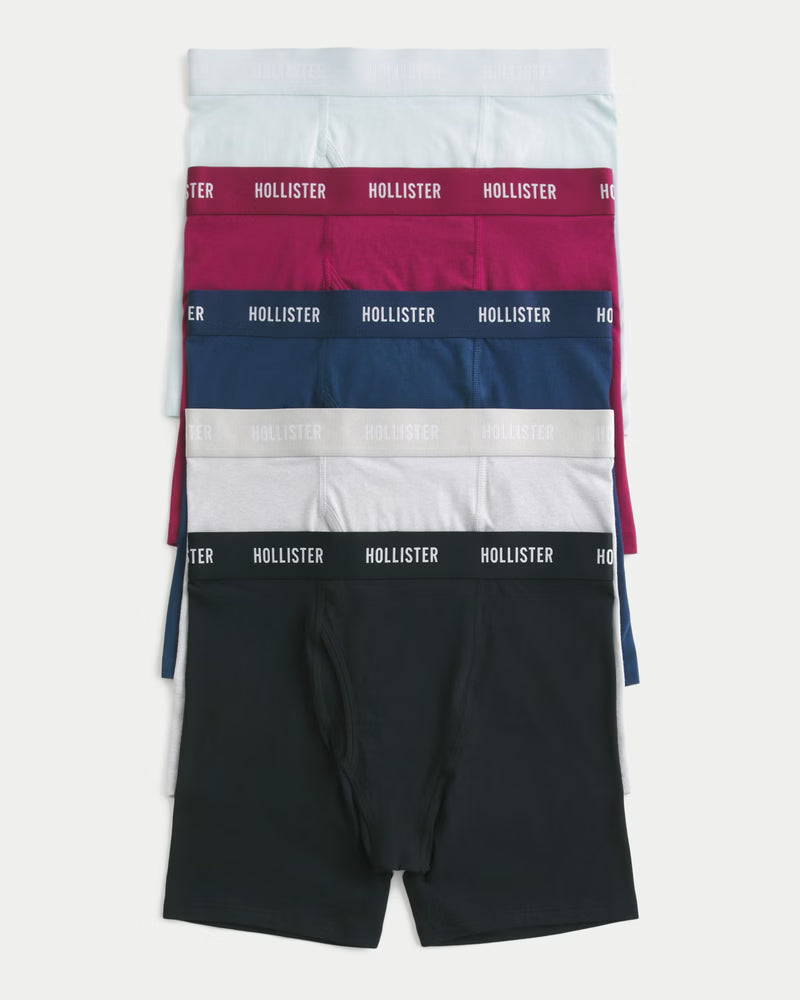 Hollister - Classic Length Fly Front Boxer Brief 5-Pack