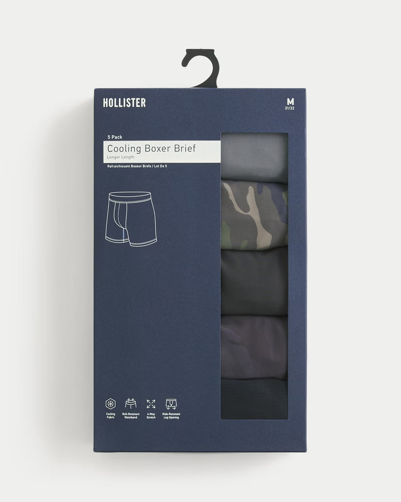 Hollister - Cooling Boxer Brief 5-Pack