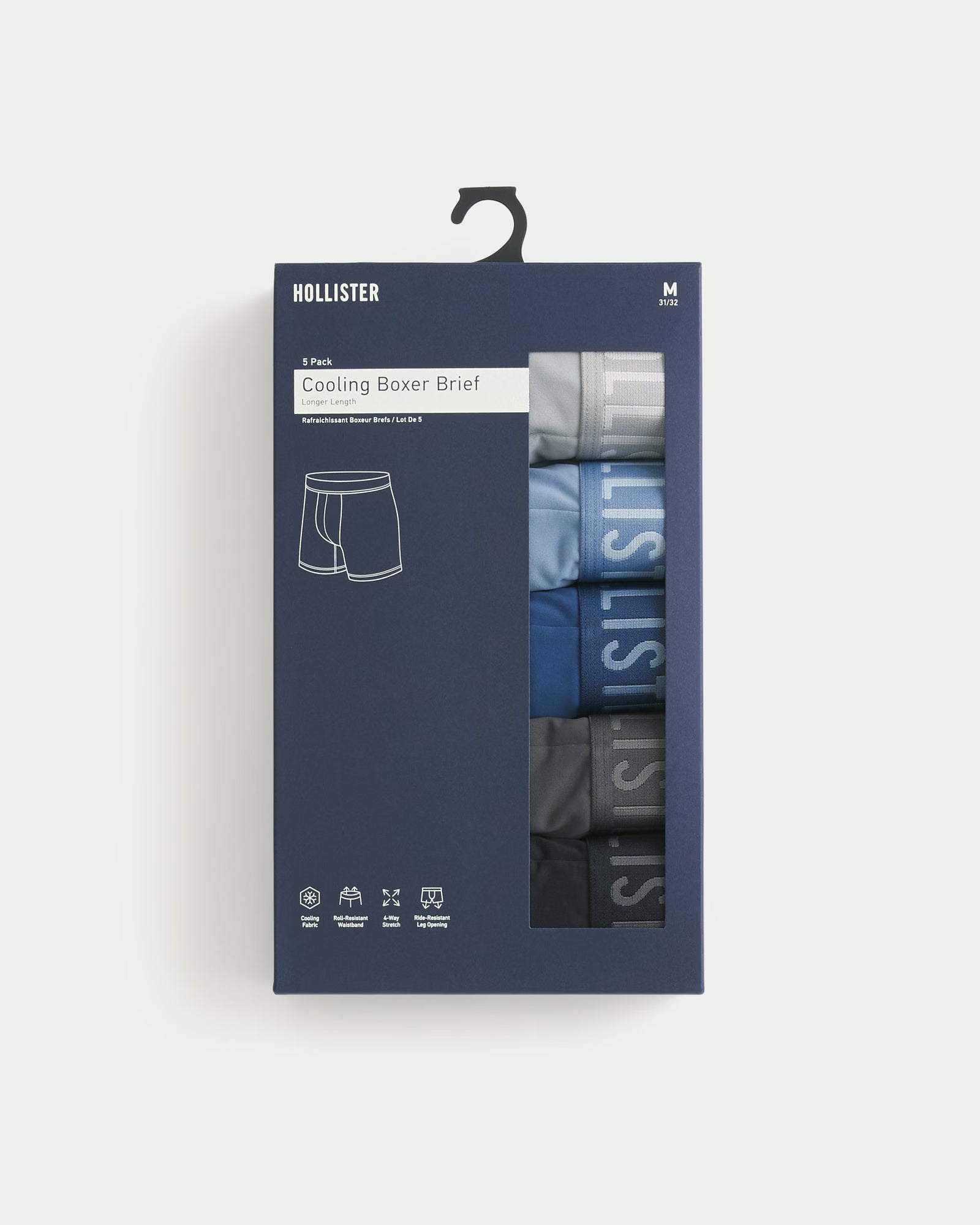 Hollister - Cooling Boxer Brief 5-Pack