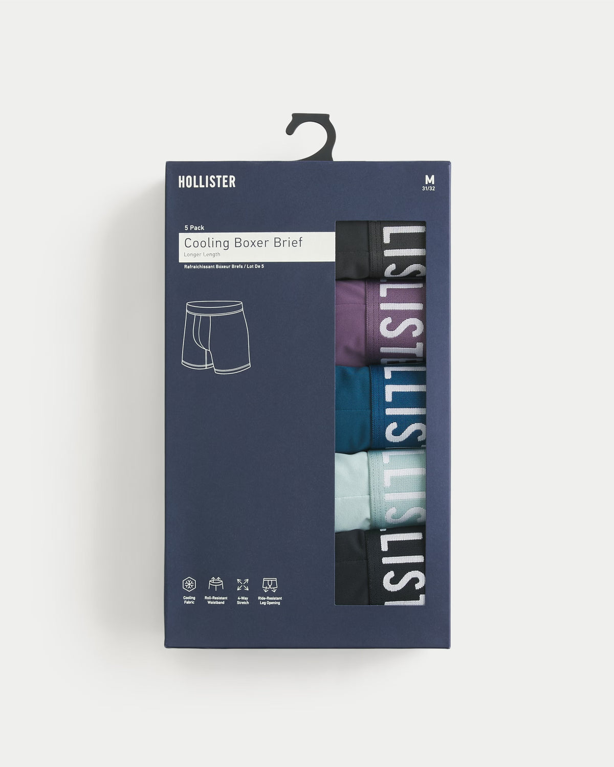 Hollister - Cooling Boxer Brief 5-Pack