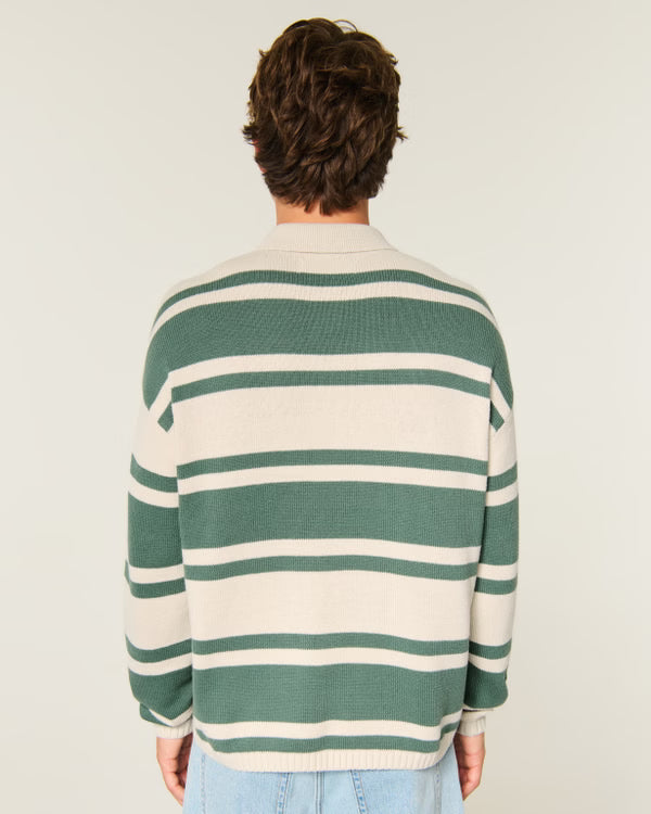 Hollister - Boxy Logo Sweater Polo
