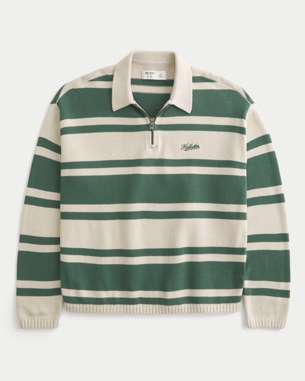 Hollister - Boxy Logo Sweater Polo