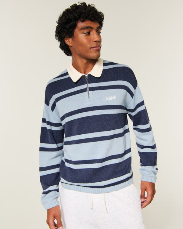 Hollister - Boxy Logo Sweater Polo