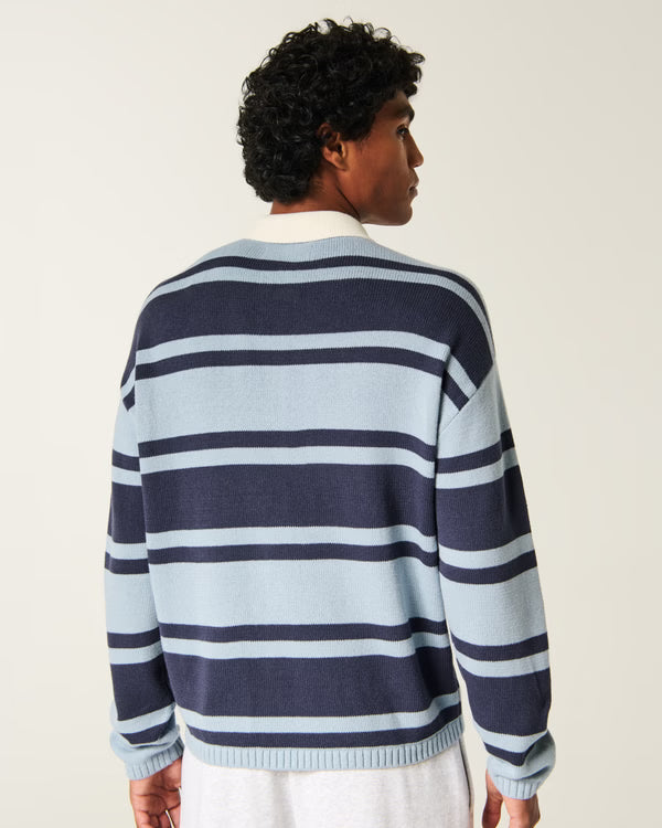 Hollister - Boxy Logo Sweater Polo