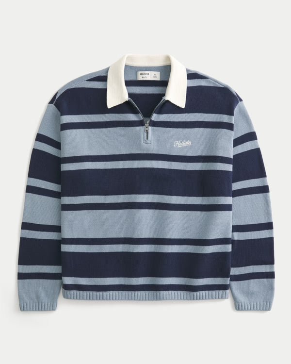 Hollister - Boxy Logo Sweater Polo