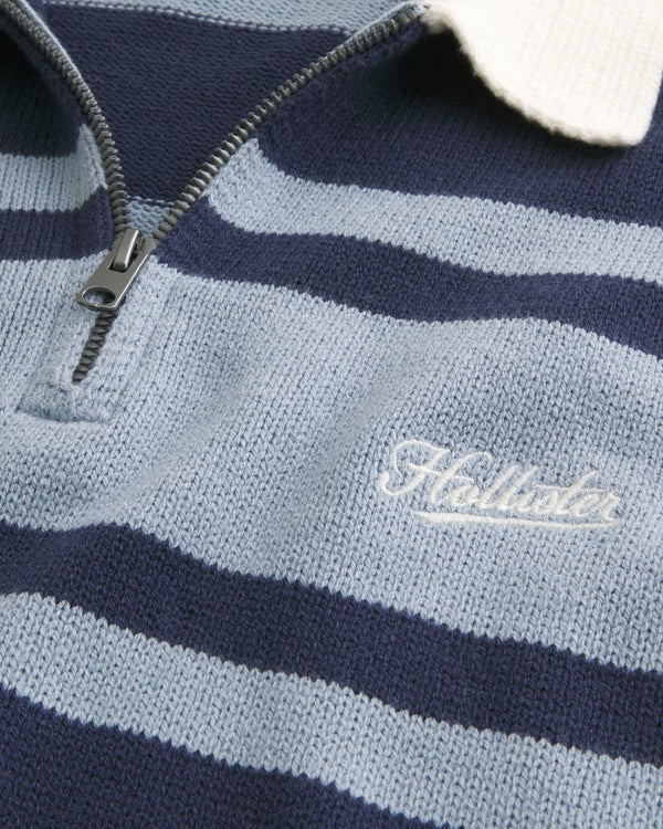 Hollister - Boxy Logo Sweater Polo