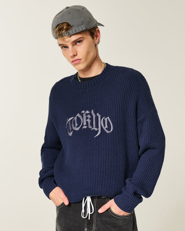 Hollister - Boxy Crew Sweater