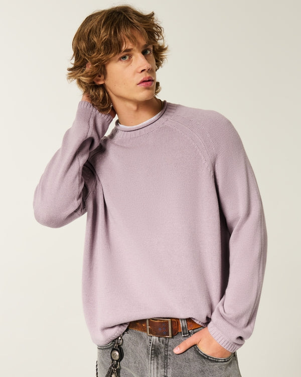 Hollister - Boxy Roll-Neck Crew Sweater