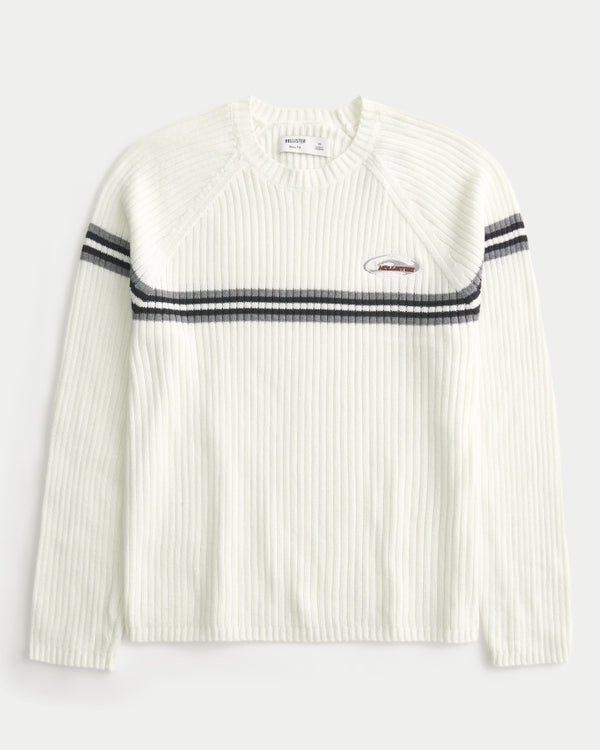 Hollister - Boxy Logo Crew Sweater