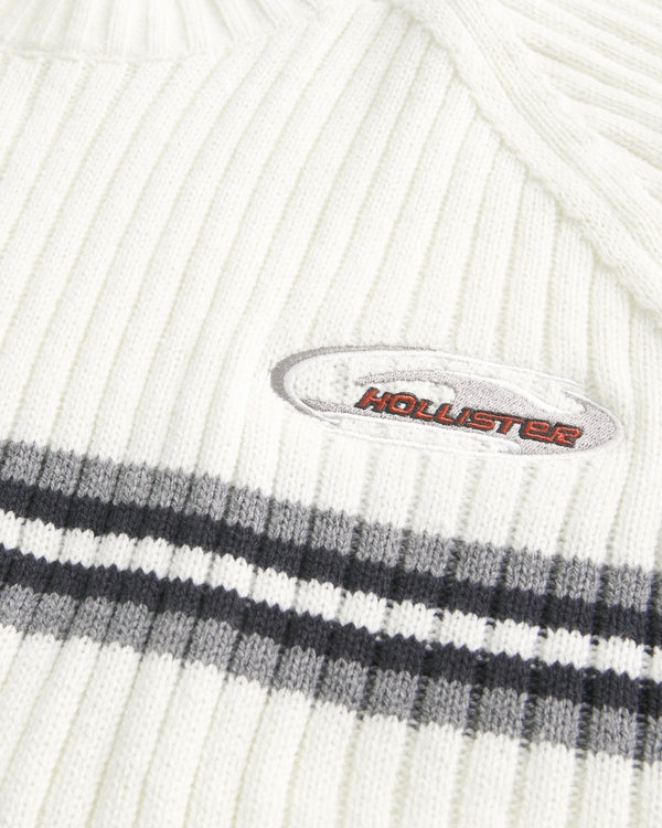 Hollister - Boxy Logo Crew Sweater