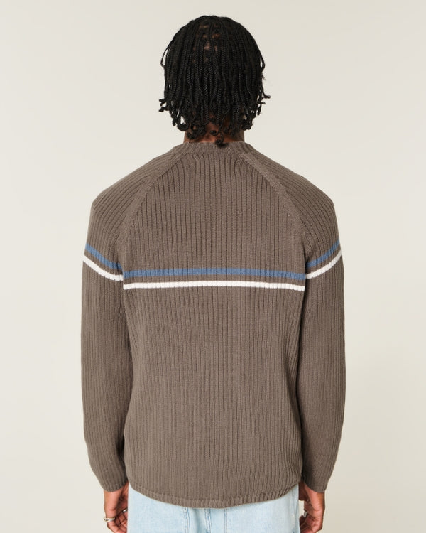 Hollister - Boxy Logo Crew Sweater