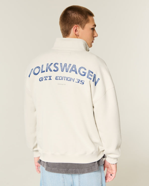 Hollister - Boxy Half-Zip Volkswagen Graphic Sweatshirt
