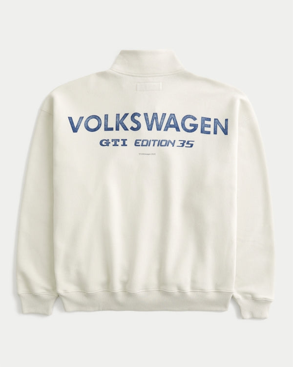 Hollister - Boxy Half-Zip Volkswagen Graphic Sweatshirt