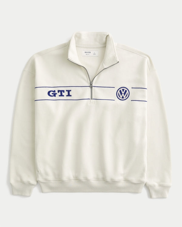 Hollister - Boxy Half-Zip Volkswagen Graphic Sweatshirt
