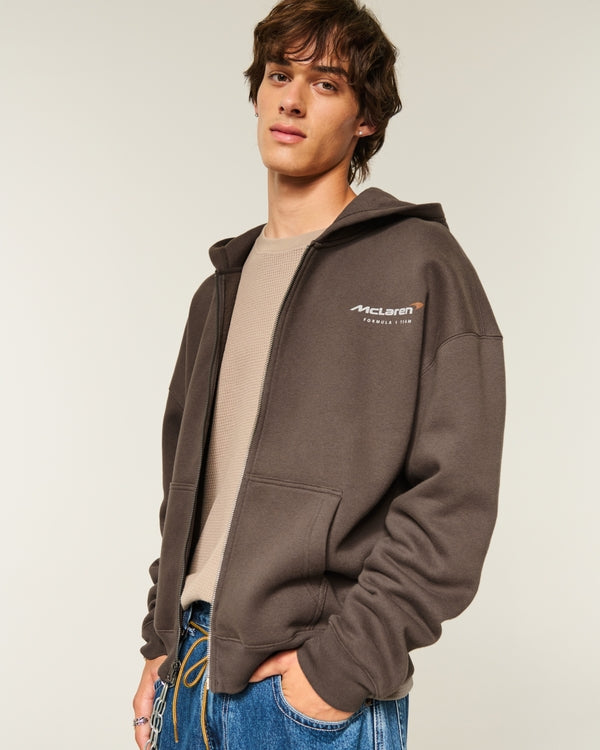 Hollister - Boxy Graphic Hoodie