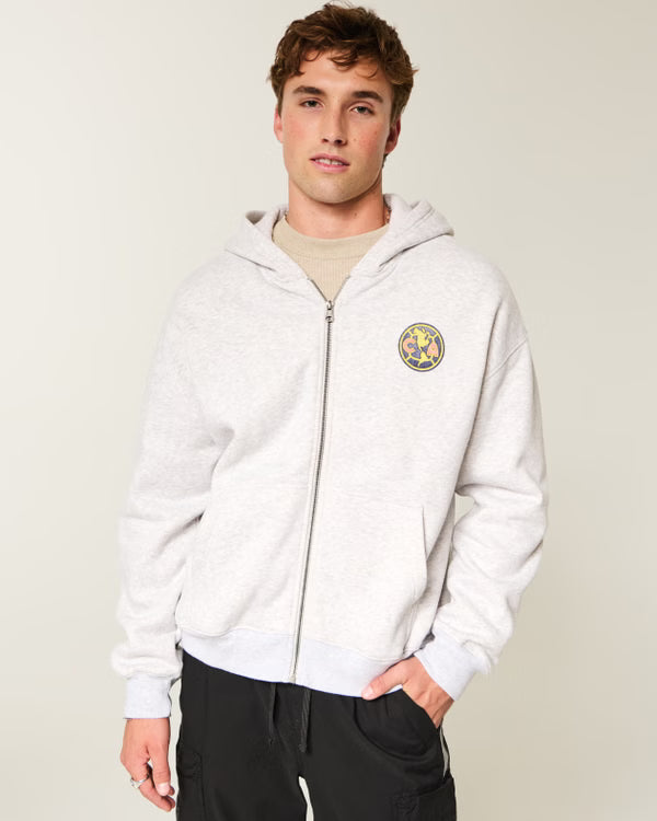 Hollister - Quarter-Zip Arsenal F.C. Graphic Sweatshirt