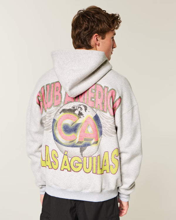 Hollister - Quarter-Zip Arsenal F.C. Graphic Sweatshirt
